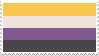 The nonbinary flag